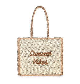 DANA FLOREA Strandtas summer Vibes Beige