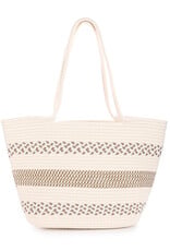 DANA FLOREA Luxe Strandtas Beige
