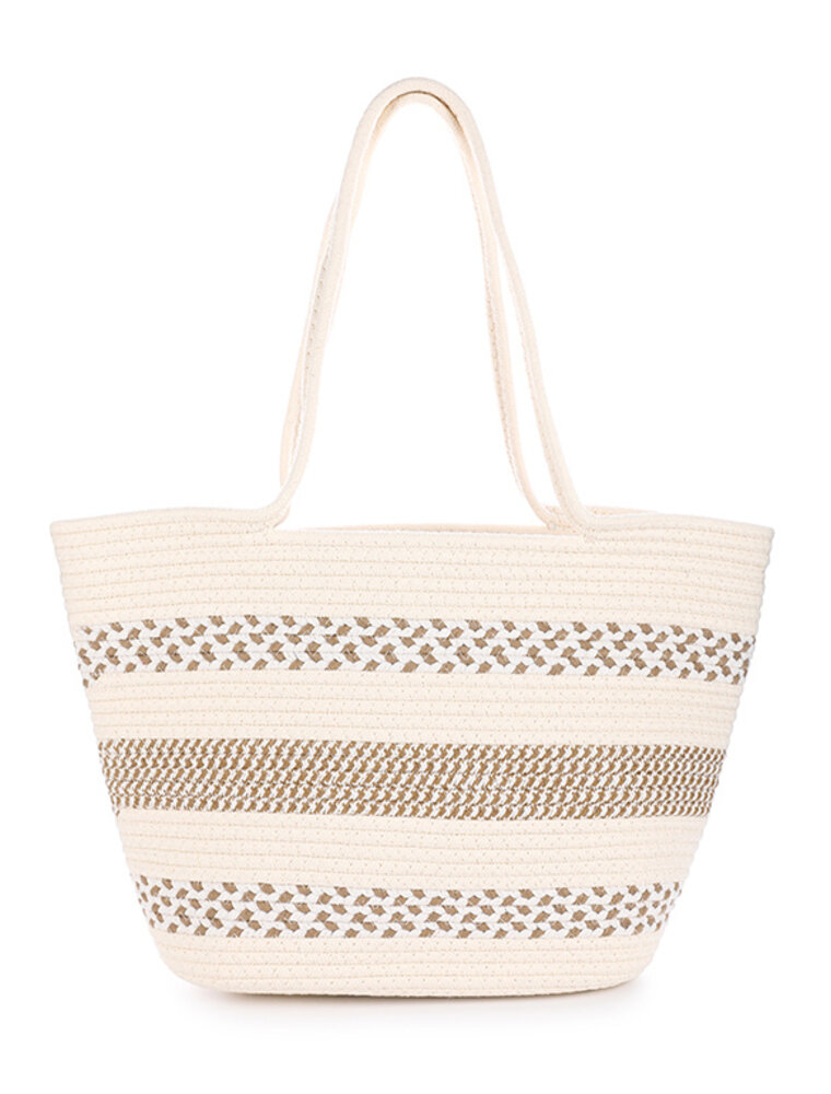 DANA FLOREA Luxe Strandtas Beige