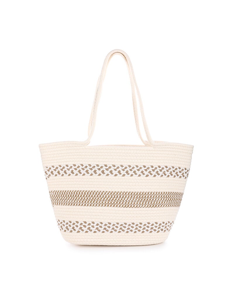 DANA FLOREA Luxe Strandtas Beige