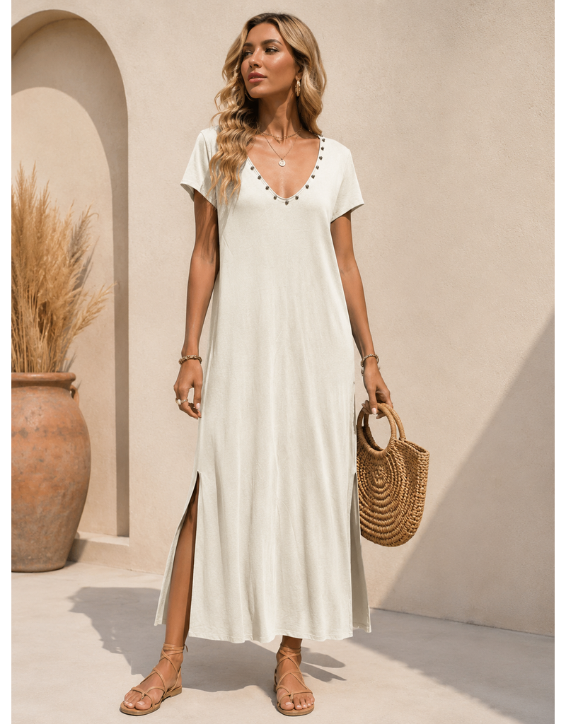 DANA FLOREA Jurk Livia Beige