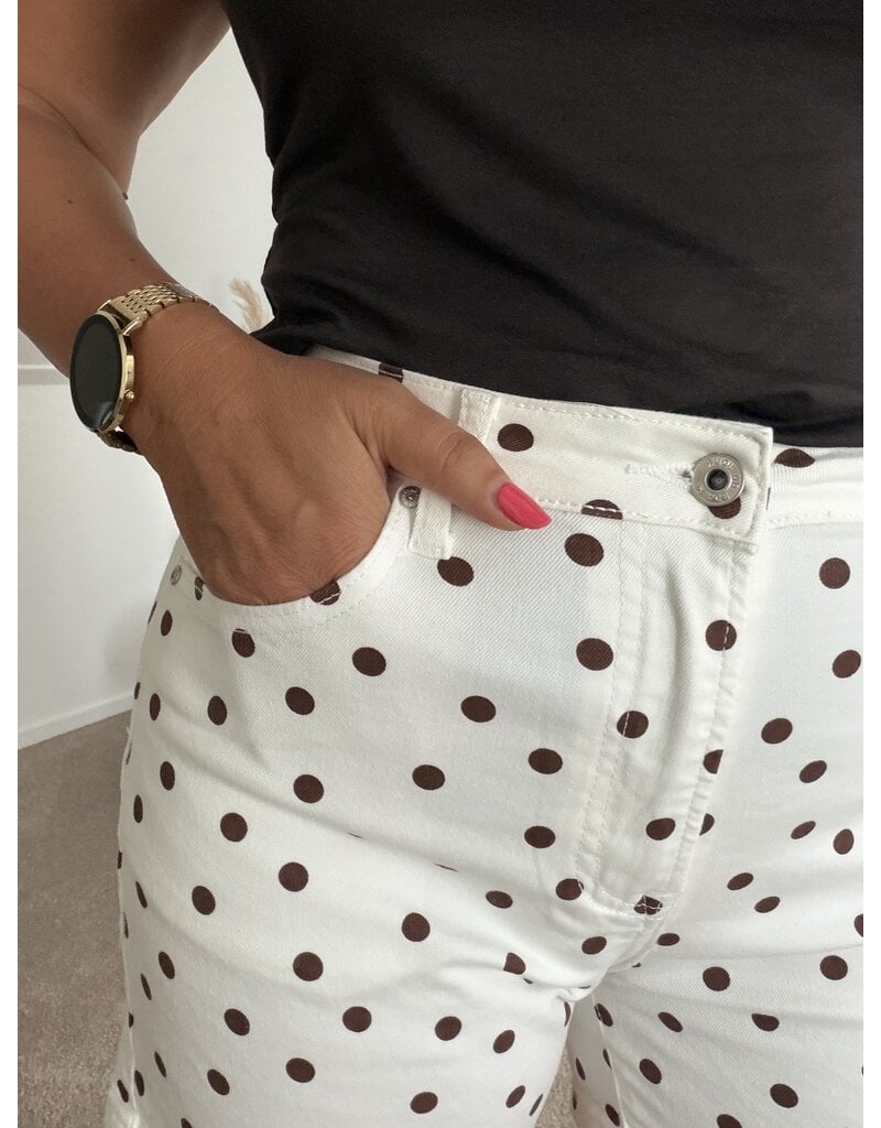 DANA FLOREA Short Dots Bruin/Beige