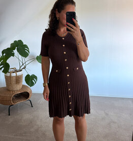 DANA FLOREA Jurk Jill Bruin