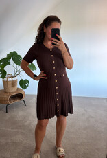 DANA FLOREA Jurk Jill Bruin