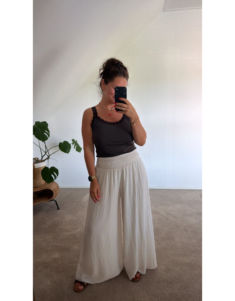 DANA FLOREA Broek Yuna Beige