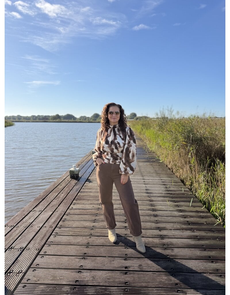 DANA FLOREA Balloon Fit Jeans Bruin