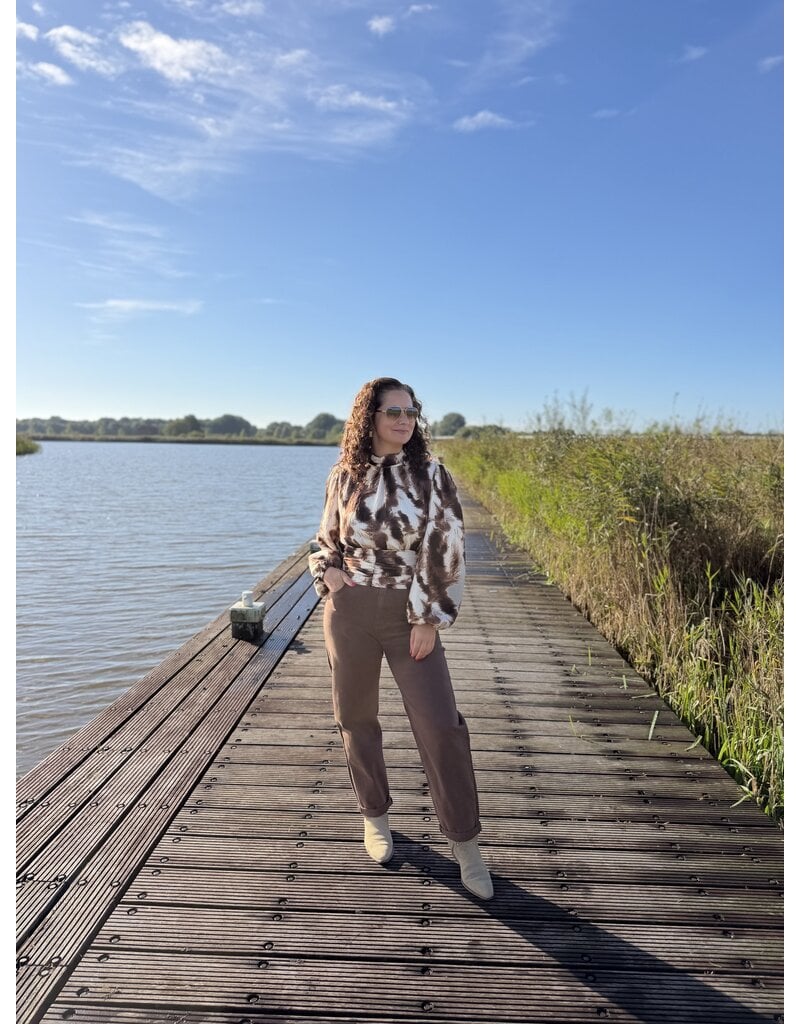 DANA FLOREA Balloon Fit Jeans Bruin