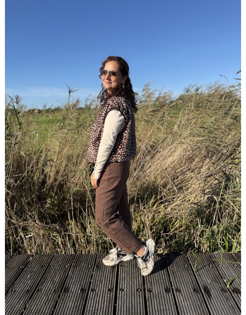 DANA FLOREA Balloon Fit Jeans Bruin