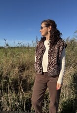 DANA FLOREA Teddy Gilet Bambi Bruin/Beige