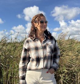 DANA FLOREA Blouse Paula Bruin/Beige