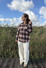 DANA FLOREA Blouse Paula Bordeaux/Beige