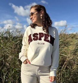 DANA FLOREA Sweater Aspen Beige/Bordeaux