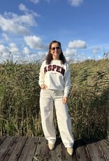 DANA FLOREA Sweater Aspen Beige/Bordeaux