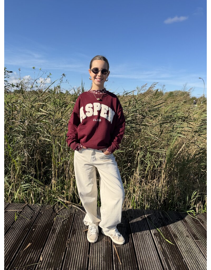DANA FLOREA PRE-ORDER Sweater Aspen Bordeaux
