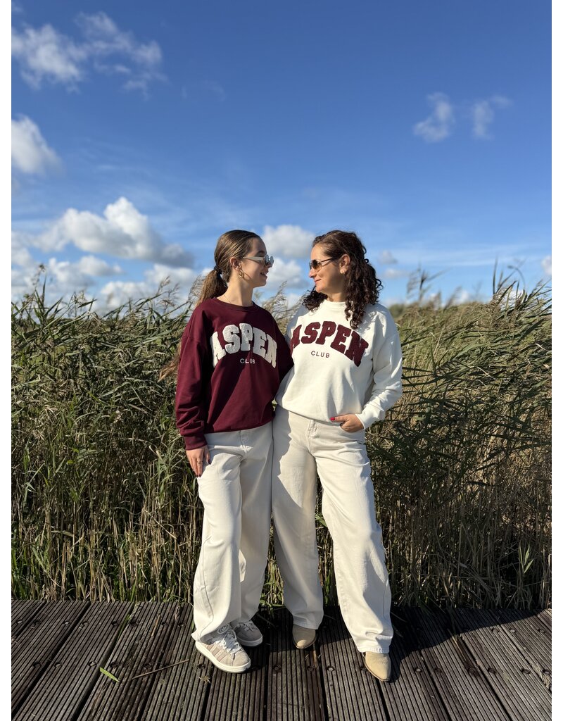 DANA FLOREA PRE-ORDER Sweater Aspen Bordeaux