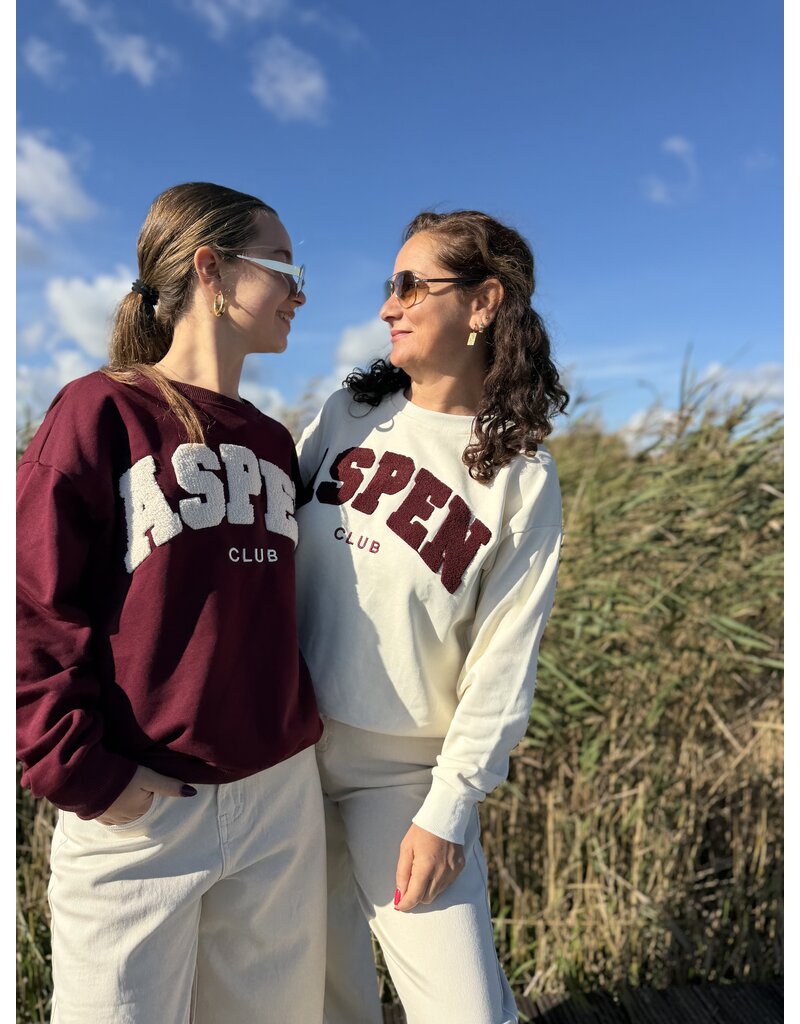 DANA FLOREA PRE-ORDER Sweater Aspen Bordeaux