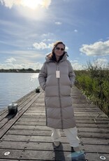 Da Winterjas Gewatteerd Taupe