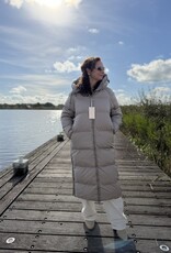 Da Winterjas Gewatteerd Taupe