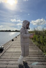 Da Winterjas Gewatteerd Taupe