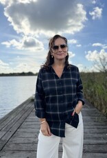 DANA FLOREA Blouse Daphne Marine