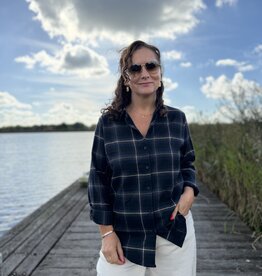 DANA FLOREA Blouse Daphne Marine