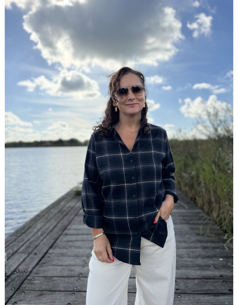 DANA FLOREA Blouse Daphne Marine