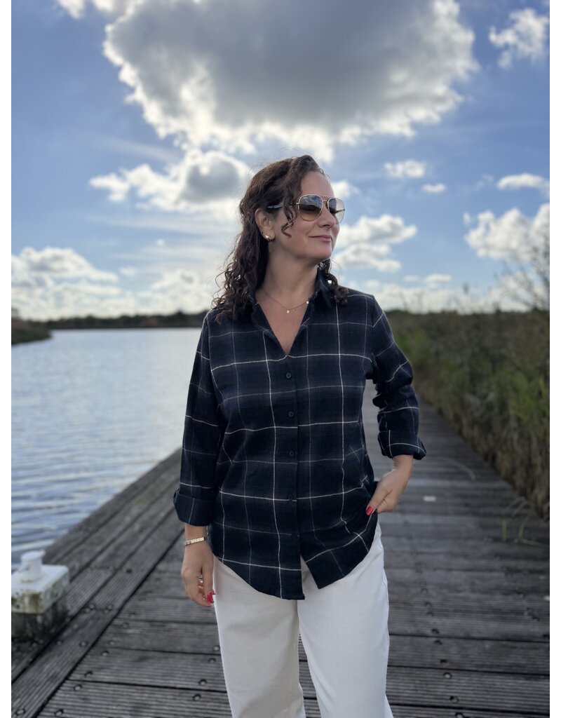 DANA FLOREA Blouse Daphne Marine