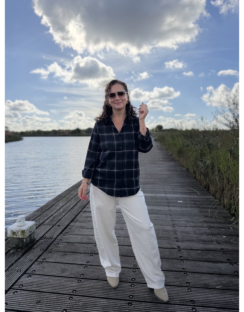 DANA FLOREA Blouse Daphne Marine