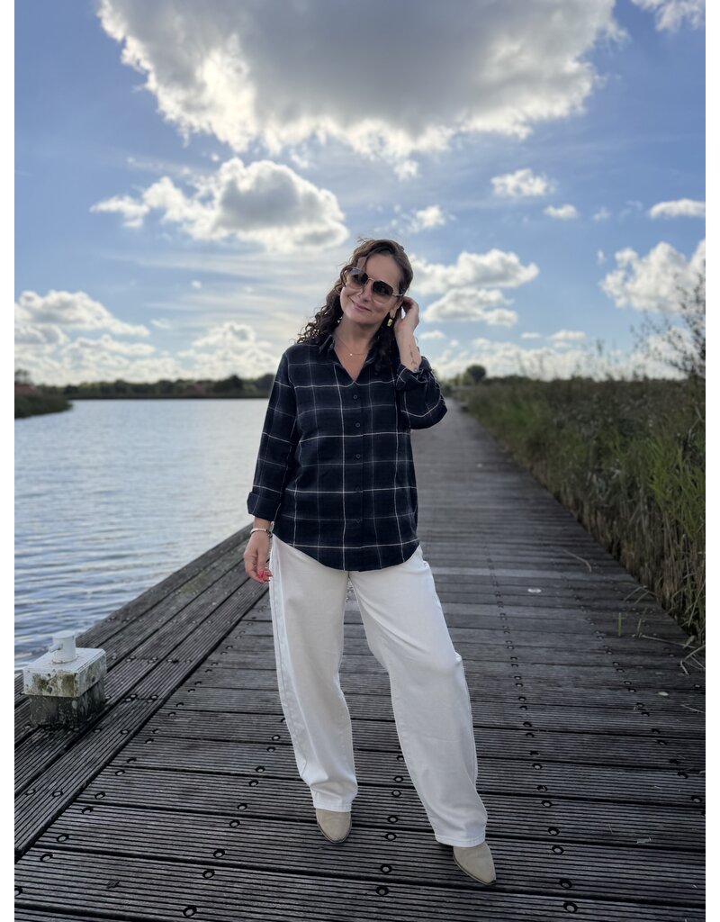 DANA FLOREA Blouse Daphne Marine
