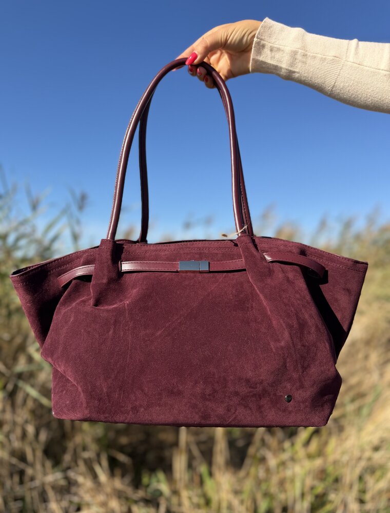 DANA FLOREA Tas Cambridge Bordeaux