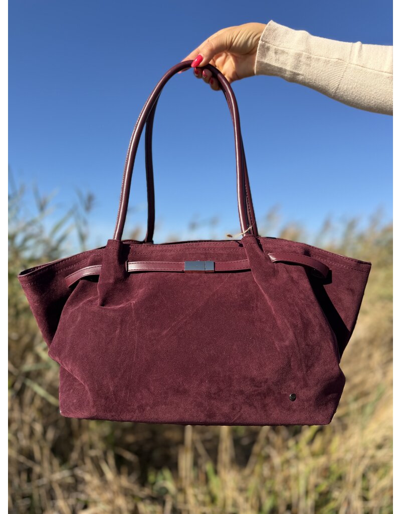 DANA FLOREA Tas Cambridge Bordeaux