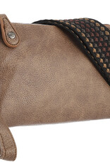 DANA FLOREA Dark Camel Schoudertasje New York