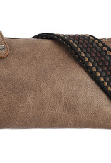 DANA FLOREA Dark Camel Schoudertasje New York