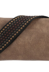 DANA FLOREA Dark Camel Schoudertasje New York