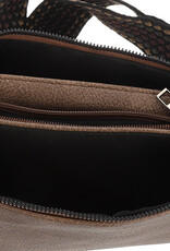 DANA FLOREA Dark Camel Schoudertasje New York
