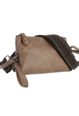 DANA FLOREA Dark Camel Schoudertasje New York