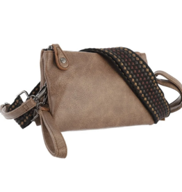DANA FLOREA Dark Camel Schoudertasje New York