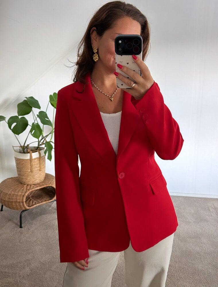 DANA FLOREA Blazer Lotte Rood