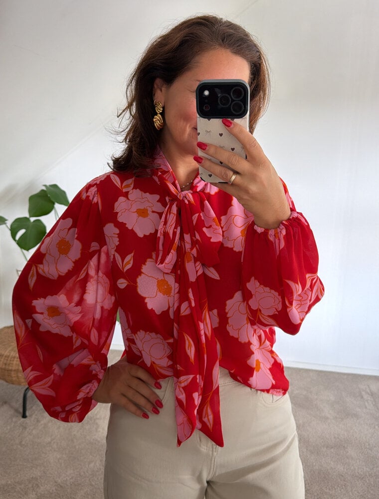 DANA FLOREA Blouse Caitlin Rood