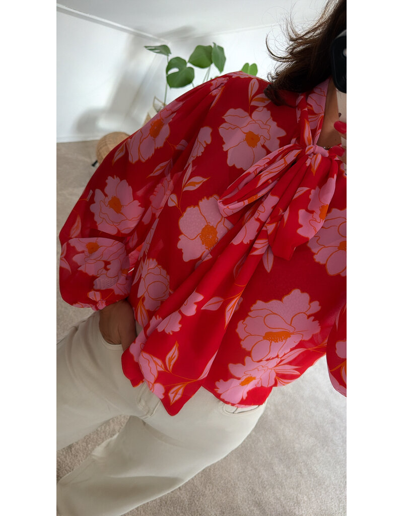 DANA FLOREA Blouse Caitlin Rood