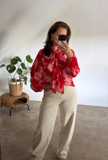 DANA FLOREA Blouse Caitlin Rood
