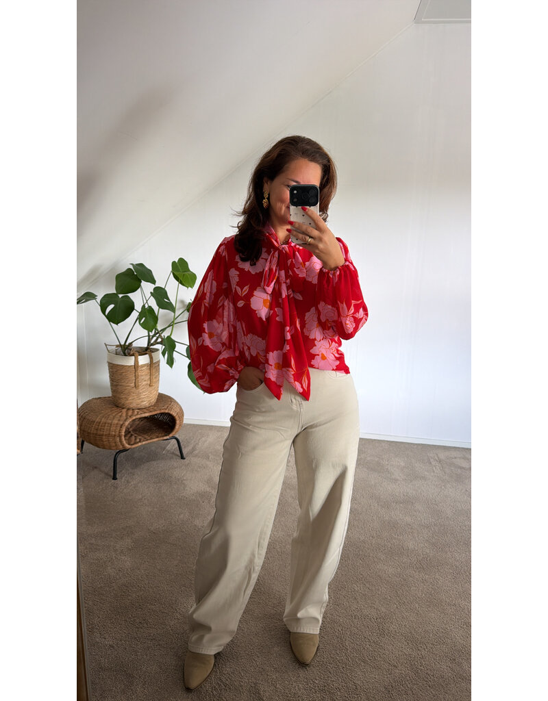DANA FLOREA Blouse Caitlin Rood