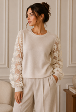 DANA FLOREA Top Daisy Beige