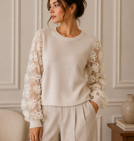 DANA FLOREA Top Daisy Beige