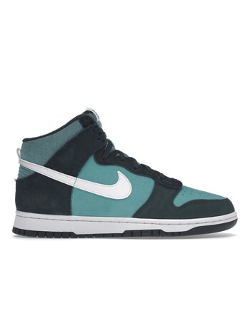 Nike SB Dunk High Green Suede