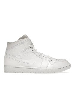 Jordan 1 Mid Triple White (GS)