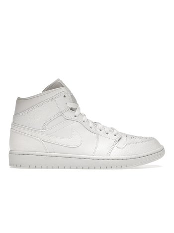 Jordan 1 Mid Triple White (GS)