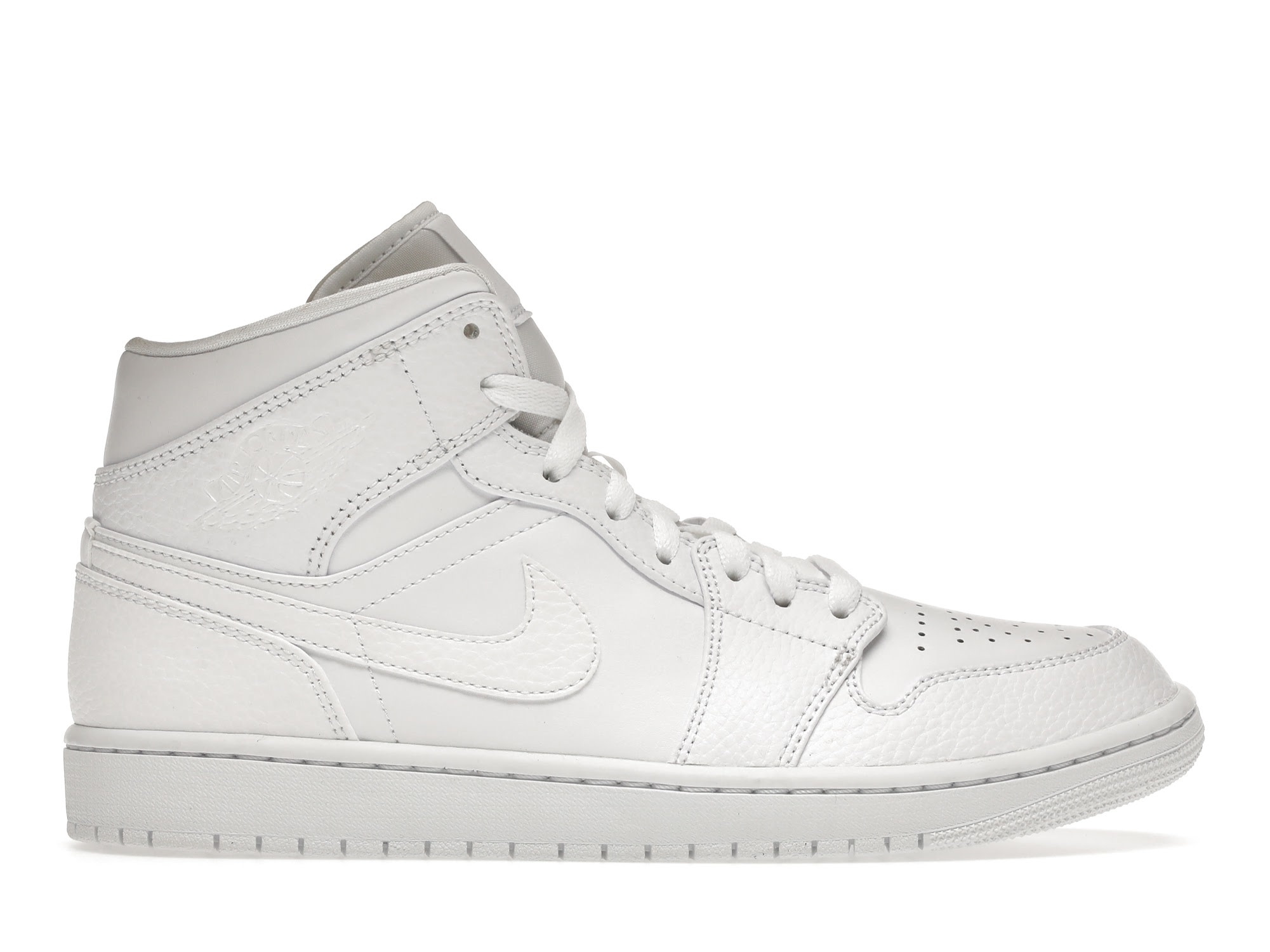 Jordan 1 Mid Triple White (GS)