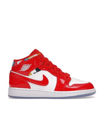 Jordan 1 Mid Red Patent