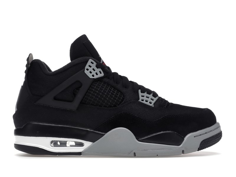 Jordan 4 Black Canvas